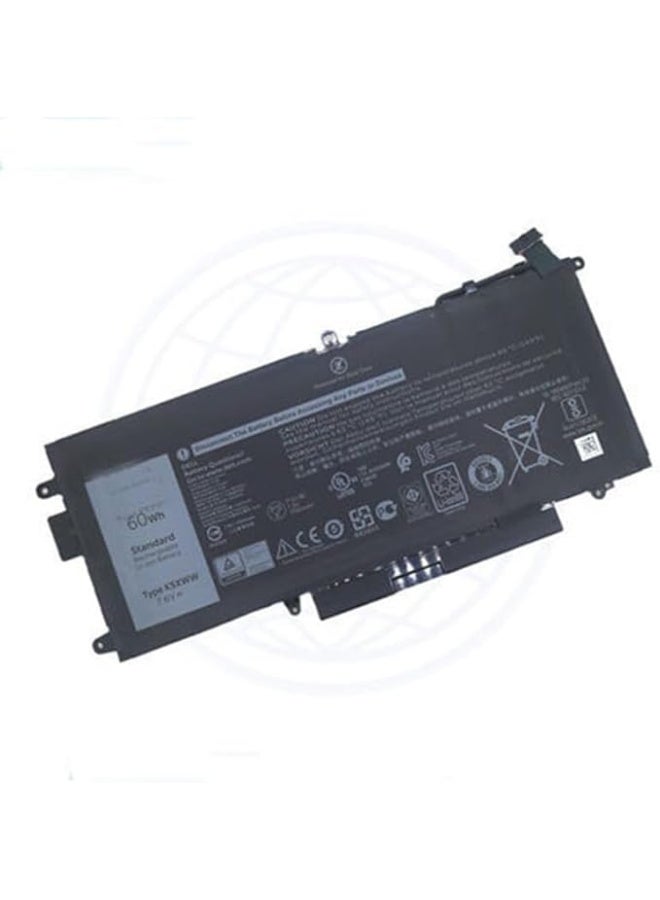 Battery Compatible for DELL Latitude 5289 7390 60WH 2-in-1 battery K5XWW PC 60WH / 7500mAh - Image 1